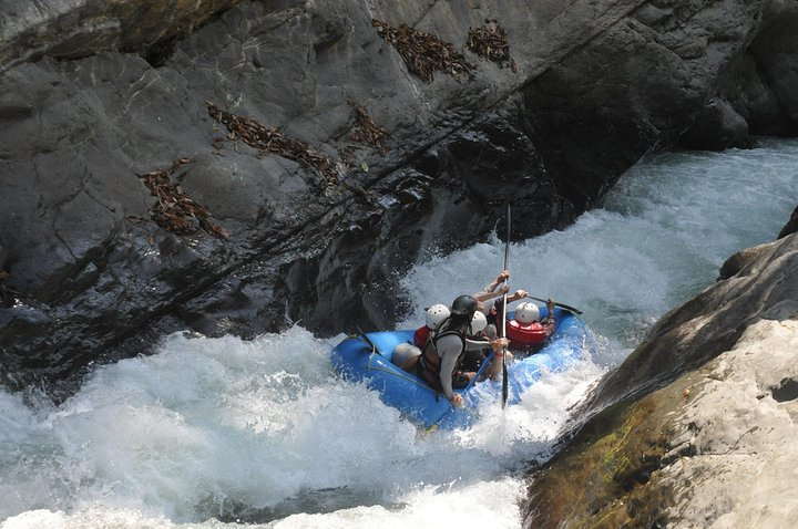 El Chorro section at the Naranjo RIver.